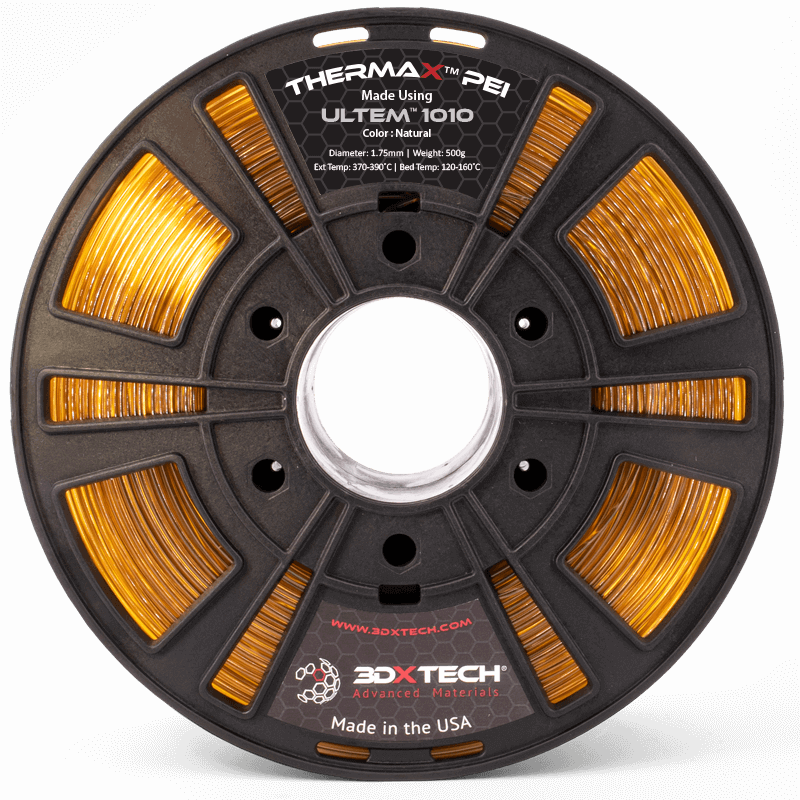 3DXTech ThermaX PEI 1010 ULTEM 1010 1.75mm natural filament spool 500g