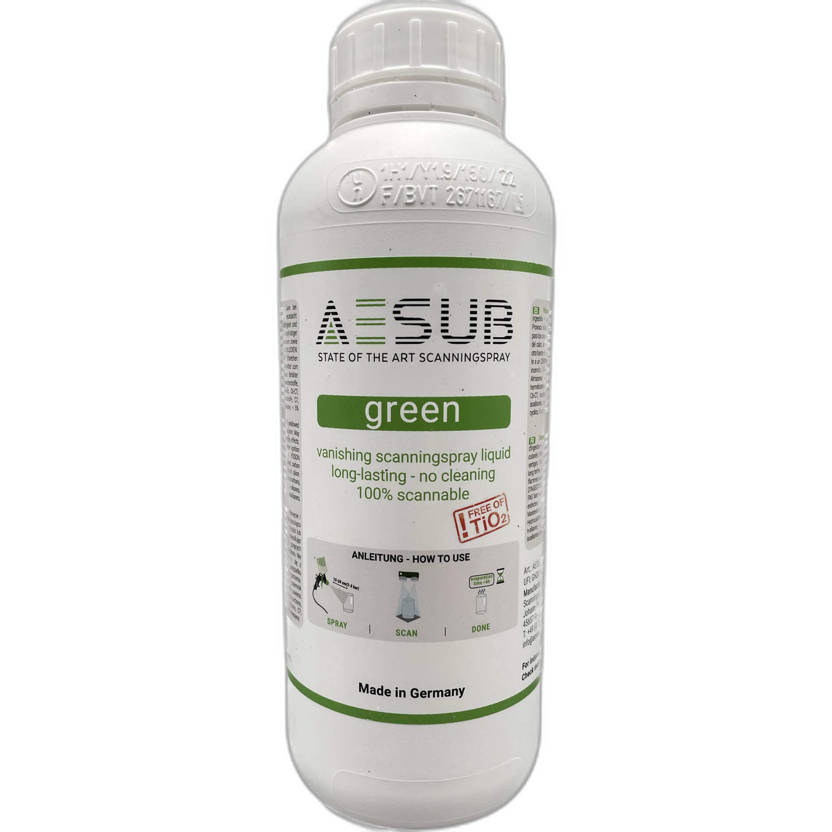 AESUB Green Vanishing 3D Scanning Liquid primary product view
