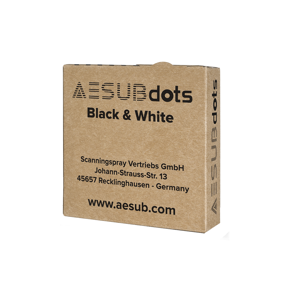 AESUBdots Black & White 3mm primary product view