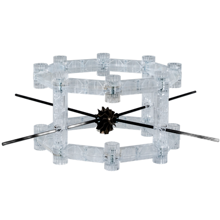 AESUBframe 200mm Reference Frame with magnetic field illustration showing instant attachment to a metal scanning part