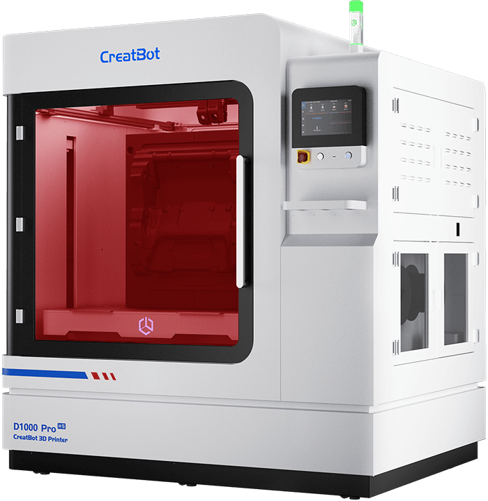 CreatBot D1000 Pro HS 80&deg;C active heated chamber with double-layer insulation and Z Magic Box thermal compensation