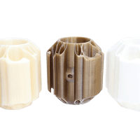 PEEK printed cylindrical parts