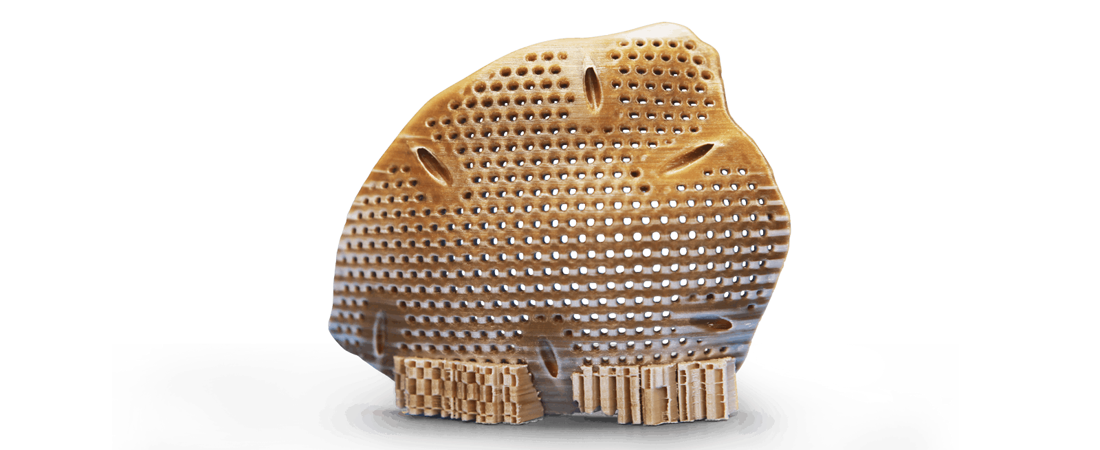 Large high-temperature PEEK printed industrial part