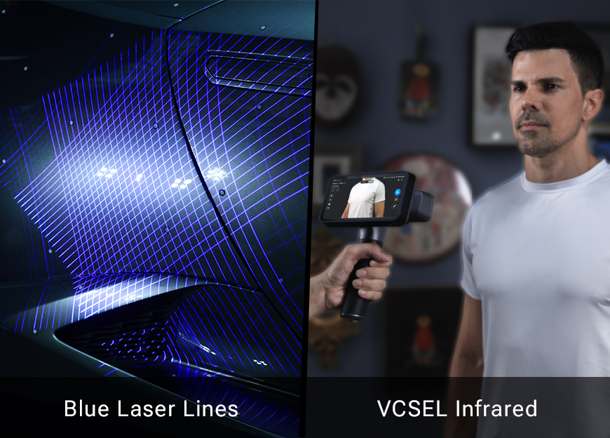 EinScan Rigil hybrid light source