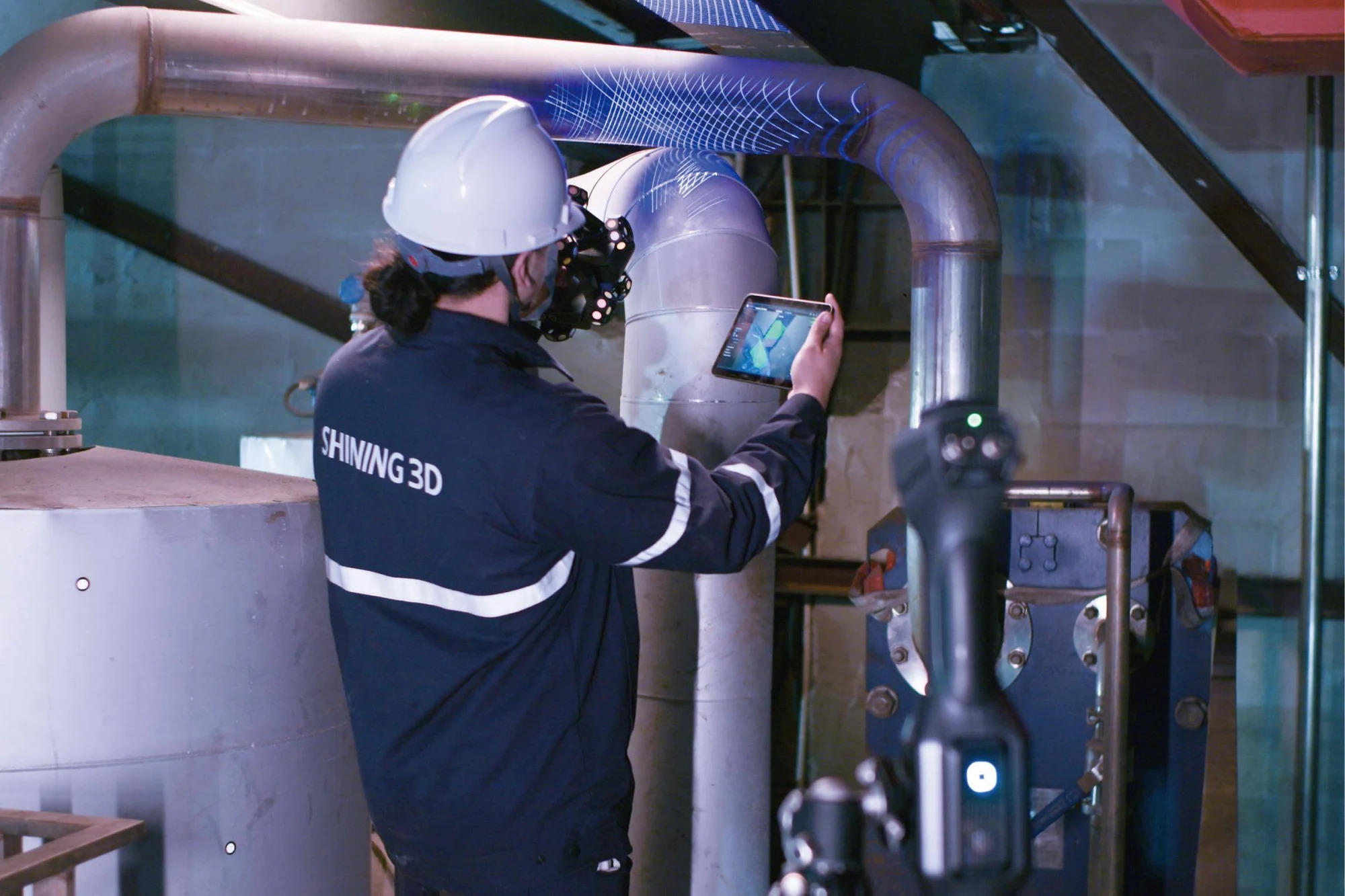 FreeScan Trak Nova performance &mdash; built for industrial inspection on aircraft, body-in-white, turbine blades, and heavy machinery