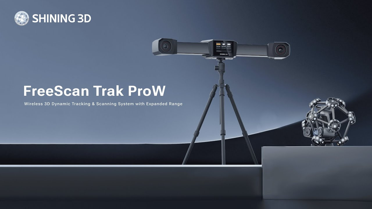 SHINING 3D FreeScan Trak ProW+ — play the official product demonstration video