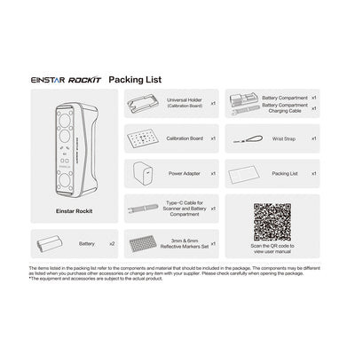 EINSTAR Rockit — full packing list