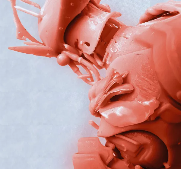 Macro close-up of UltraCraft Reflex print surface detail