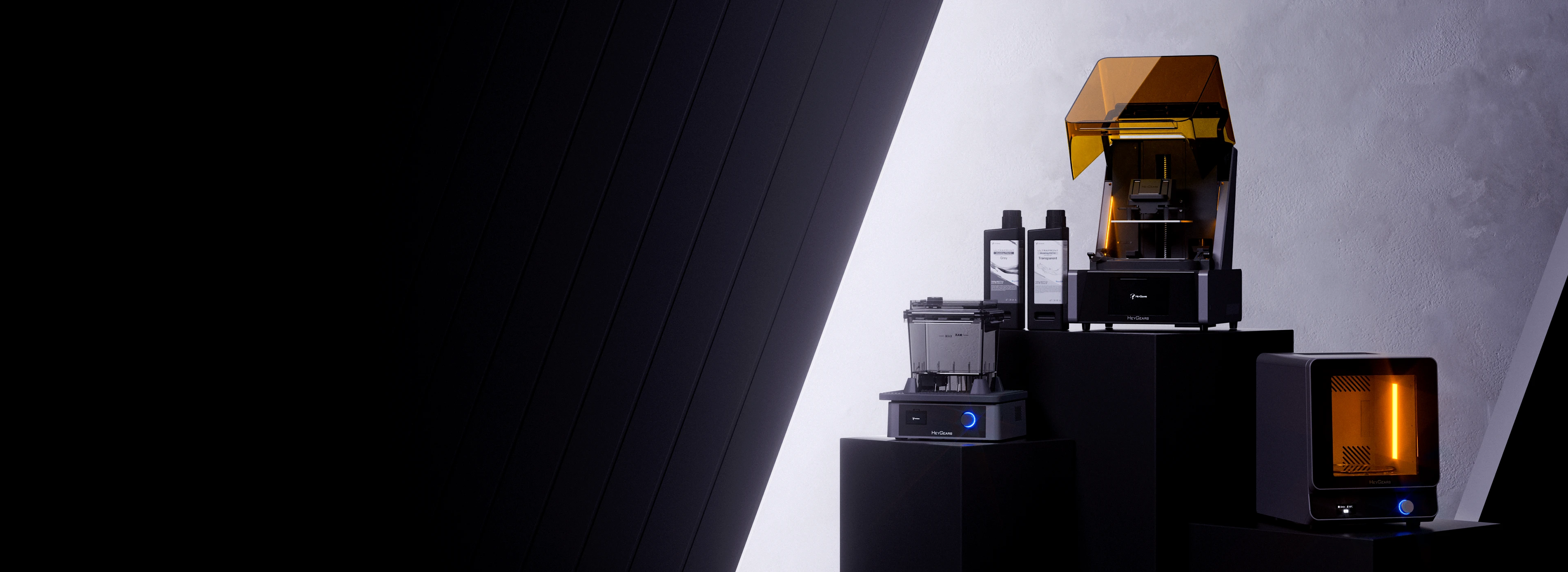 HeyGears UltraCraft Reflex resin 3D printer - premium hardware banner