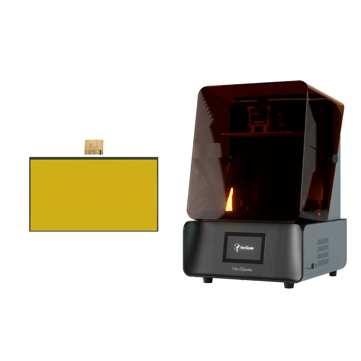 HeyGears Reflex RS with Amber Screen upgrade installed