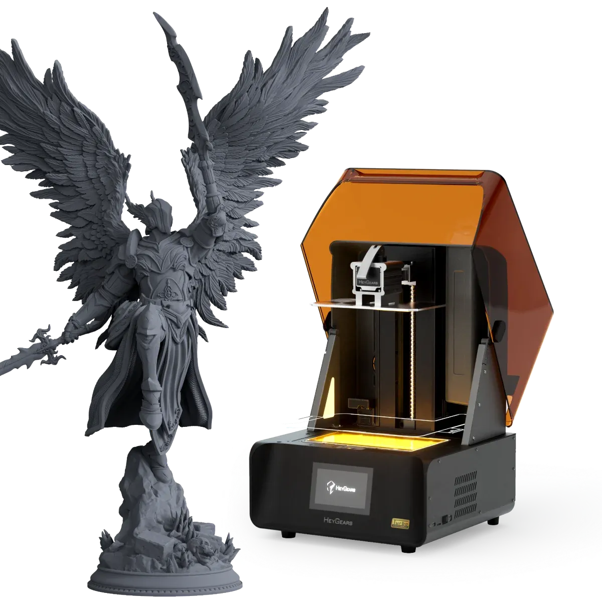 Reflex RS Turbo printed angel statue