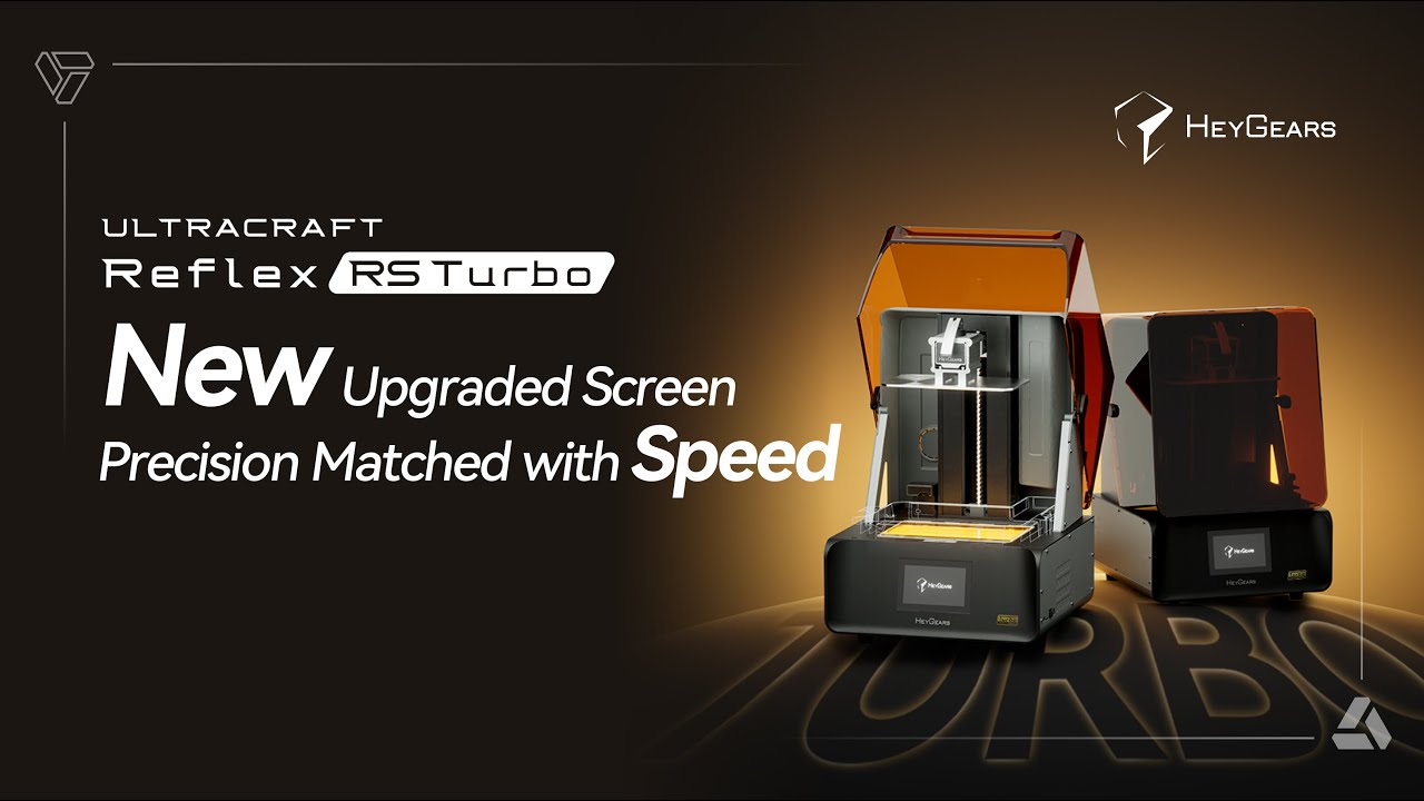 HeyGears UltraCraft Reflex RS Turbo official demonstration video - Turbo-Charge Your 3D Printing