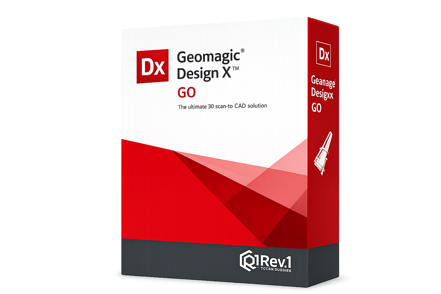 Geomagic Design X Go — entry-tier software box, the ultimate 3D scan-to-CAD solution