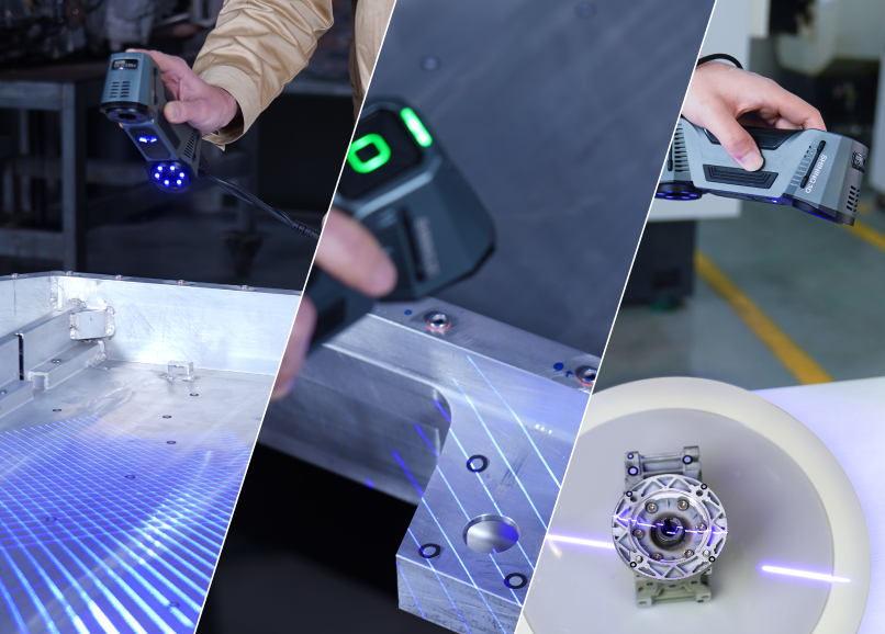 SHINING 3D FreeScan metrology scanner in use