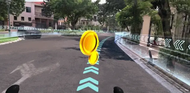 PortalCam live SLAM output &mdash; on-device AI fuses LiDAR depth and 8-camera imagery during walk-through