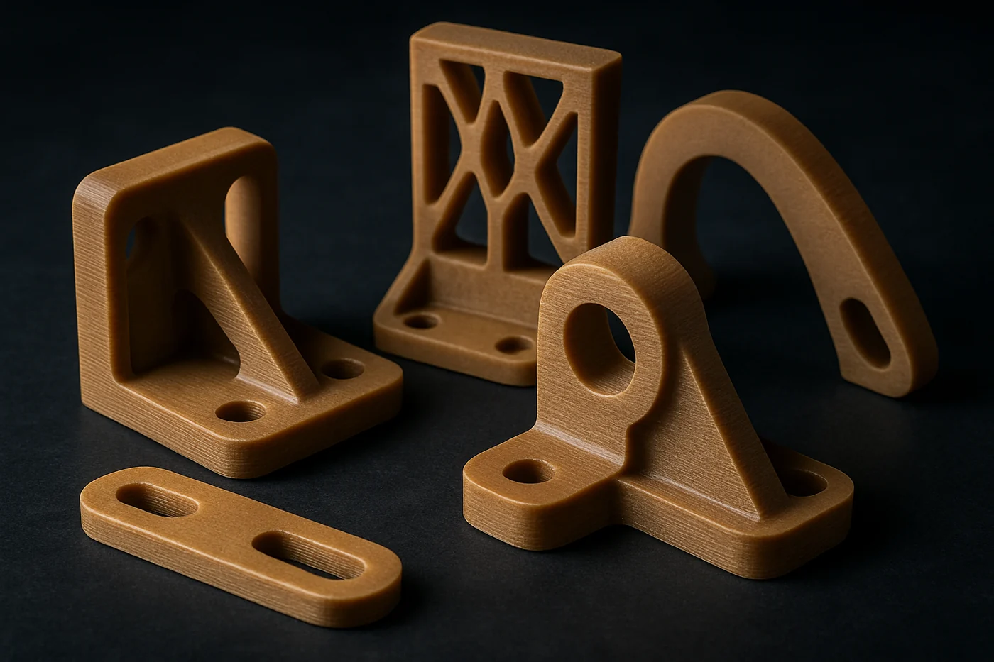 High-performance PEEK and ULTEM 3D printed parts for aerospace, medical, and under-hood automotive use