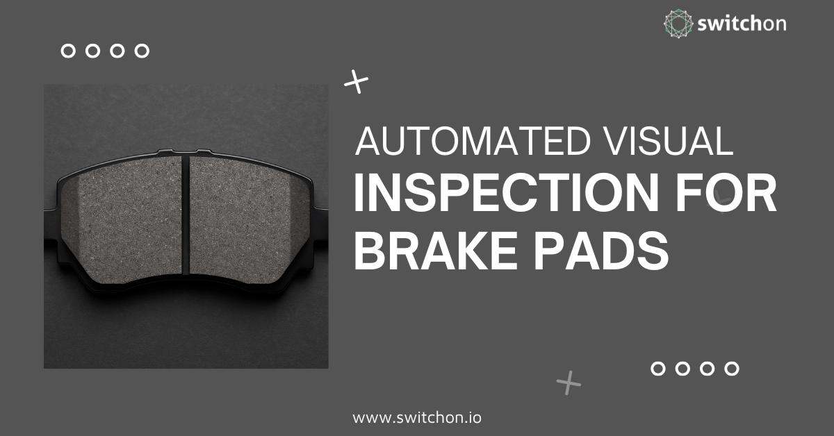 AI brake pad friction surface inspection